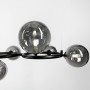 Изображение Чорна люстра Gorizia на 12 плафонів (прозорий або графіт) ИМ Light-Deco 2 