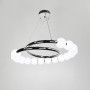 Изображение Підвісна хромована люстра із білими кульками Ø 60 см ИМ Light-Deco 5 