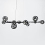 Изображение Чорна люстра Gorizia на 12 плафонів (прозорий або графіт) ИМ Light-Deco 4 