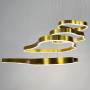 Зображення Вражаюча золота люстра на 4 яруси 100+83+63+43 см ИМ Light-Deco 2 