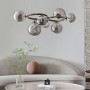 Изображение Чорна люстра Gorizia на 7 графітових плафонів ИМ Light-Deco 5 