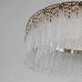 Зображення Золота люстра з фактурними скляними підвісками Ø60 см ИМ Light-Deco 4 
