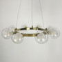 Изображение Кільцева латунна люстра з 8 подвійними плафонами Ø 50 см ИМ Light-Deco 1 