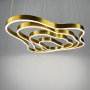 Зображення Вражаюча золота люстра на 4 яруси 100+83+63+43 см ИМ Light-Deco 6 