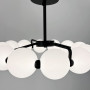 Изображение Люстра потолочная Led кольцо LNF-17551/510 BK 25 Вт Ø 50 см черная с полимерными плафонами ИМ Light-Deco 2 