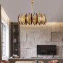 Изображение Підвісна люстра у золотому корпусі Ø 50 см ИМ Light-Deco 4 