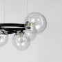 Изображение Чорна люстра Gorizia на 12 плафонів (прозорий або графіт) ИМ Light-Deco 3 