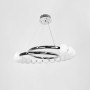 Изображение Підвісна хромована люстра із білими кульками Ø 60 см ИМ Light-Deco 