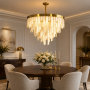 Зображення Каскадна люстра з мармуровими пластинами Ø80х55 см ИМ Light-Deco 5 