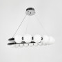 Изображение Підвісна хромована люстра із білими кульками Ø 60 см ИМ Light-Deco 1 