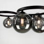 Изображение Чорна люстра Gorizia на 7 графітових плафонів ИМ Light-Deco 3 