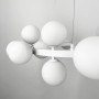 Зображення Кільцева біла люстра з 15 білими плафонами Ø 75 см ИМ Light-Deco 1 
