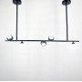 Зображення Видовжена підвісна люстра SIMPLE у чорному каркасі ИМ Light-Deco 2 