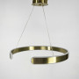 Зображення Підвісна латунна люстра Spiral Rings Ø 60 см ИМ Light-Deco 3 