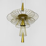 Зображення Дизайнерська золота люстра Gravity Ø 60 см ИМ Light-Deco 4 