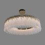 Зображення Золота люстра з фактурними скляними підвісками Ø80 см ИМ Light-Deco 1 