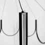 Зображення Підвісна світлодіодна чорна люстра ⌀ 90 см ИМ Light-Deco 1 