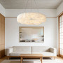 Зображення Підвісна люстра з білим футуристичним корпусом Ø70 см ИМ Light-Deco 9 