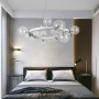 Зображення Кільцева біла люстра з 15 прозорими плафонами Ø 75 см ИМ Light-Deco 4 