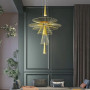 Изображение Дизайнерська золота люстра Gravity Ø 60 см ИМ Light-Deco 6 