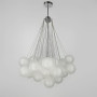 Изображение Люстра-пучок Pumpo Bubbles в хромованому корпусі ⌀ 70 см 37 кульок ИМ Light-Deco 