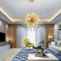 Зображення Люстра супутник з золотистими променями ИМ Light-Deco 6 