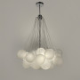 Изображение Люстра-пучок Pumpo Bubbles в хромованому корпусі ⌀ 70 см 37 кульок ИМ Light-Deco 2 