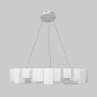 Зображення Підвісна люстра з білим футуристичним корпусом Ø70 см ИМ Light-Deco 3 