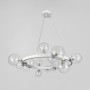 Зображення Кільцева біла люстра з 15 прозорими плафонами Ø 75 см ИМ Light-Deco 3 