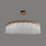 Зображення Золота люстра з фактурними скляними підвісками Ø80 см ИМ Light-Deco 3 