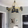 Изображение Дизайнерська люстра з унікальним дворівневим каркасом ИМ Light-Deco 1 