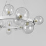 Зображення Кільцева біла люстра з 15 прозорими плафонами Ø 75 см ИМ Light-Deco 2 