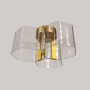 Зображення Стельова люстра на 3 сегменти з іскристого акрилу Ø35х21 см ИМ Light-Deco 