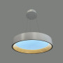 Изображение Біла підвісна люстра з деревʼяною фурнітурою Ø45 см ИМ Light-Deco 1 