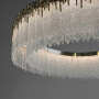 Зображення Золота люстра з фактурними скляними підвісками Ø80 см ИМ Light-Deco 4 