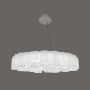 Зображення Підвісна люстра з білим футуристичним корпусом Ø70 см ИМ Light-Deco 8 