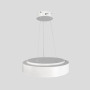 Изображение Біла підвісна люстра з деревʼяною фурнітурою Ø45 см ИМ Light-Deco 3 