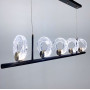 Зображення Стильна видовжена люстра у чорному каркасі ИМ Light-Deco 2 