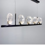 Зображення Стильна видовжена люстра у чорному каркасі ИМ Light-Deco 