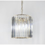 Зображення Розкішка кришталева підвісна люстра у золотому каркасі ИМ Light-Deco 1 