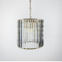 Зображення Розкішка кришталева підвісна люстра у золотому каркасі ИМ Light-Deco 6 