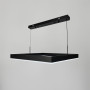 Изображение Люстра у чорному корпусі із підвісним квадратом 60 см ИМ Light-Deco 5 