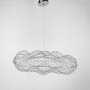 Зображення Дизайнерська декоративна срібна люстра-хмаринка LED CLOUD ИМ Light-Deco 2 