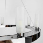 Зображення Підвісна срібна кільцева люстра RENNES ROUND 60 см 8 плафонів ИМ Light-Deco 2 