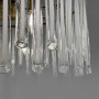 Изображение Підвісна латунна люстра із скляними елементами Ø80 см ИМ Light-Deco 1 
