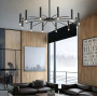 Зображення Сучасна трубчаста люстра з 12 регулюючими плафонами ИМ Light-Deco 3 
