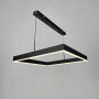 Изображение Люстра у чорному корпусі із підвісним квадратом 60 см ИМ Light-Deco 3 