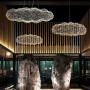 Зображення Дизайнерська декоративна срібна люстра-хмаринка LED CLOUD ИМ Light-Deco 10 