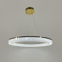 Зображення Золота кільцева люстра з епоксидною смолою Ø 80 см ИМ Light-Deco 4 