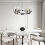 Зображення Підвісна срібна кільцева люстра PAUILLAC 60 см 6 плафонів ИМ Light-Deco 7 
